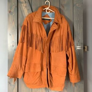 Leather Fringe Jacket